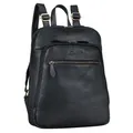 Produktbild: Benthill Rucksack Rucksack Echt Leder Damen Herren Daypack Backpack Lederrucksack, Reißverschlussfach