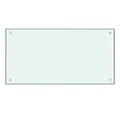Produktbild: vidaXL Küchenrückwand, Spritzschutz Küche Weiß 80x40 cm Hartglas