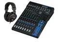 Produktbild: Superkompaktes Yamaha MG12 Mischpult mit Equalizer und Mikrofon SET + Kopfhörer