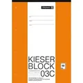 Produktbild: BRUNNEN Collegeblock Brunnen Kieserblock Din A4 Lineatur 3 liniert mit blauem Rand