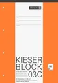 Produktbild: Brunnen KIESER-Block A4 Lineatur 3 mit blauem Rand | Brunnen Kieserblock | 2020