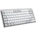 Produktbild: Logitech MX Mini Mechanical for Mac, Tenkeyless (80 - 87 %), Bluetooth, Mechanische Switches, Schweizer Layout, LED, Grau, Weiß - Grau