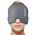 Produktbild: Migräne Maske Kühlmaske Gel 360 Grad Schlafmaske Kopfschmerzen Linderung kühlend