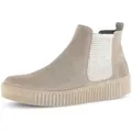 Produktbild: Gabor Chelseaboots, Plateau, Stiefelette, Schlupfschuh mit dezenten Kontrastnähten beige 37 EU (4 UK)