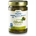 Produktbild: Grüne Oliven al naturale - bio - roh - Mani - NL Fair (0.205kg)