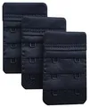 Produktbild: Chanie Damen Packung mit 3 Weich Komfortabel Erweiterung 2 Haken BH-Verlängerer, 6,1cm x 3,8cm
