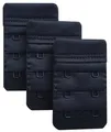 Produktbild: Damen Packung mit 3 Weich Komfortabel Erweiterung 2 Haken BH-Verlängerer 61cm...