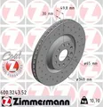 Produktbild: ZIMMERMANN 600.3243.52 Brake Disc for AUDI,CUPRA,SEAT,SKODA,VW
