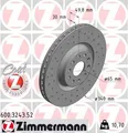 Produktbild: 2x Bremsscheibe SPORT Z ZIMMERMANN 600.3243.52 für AUDI VW SKODA GOLF SEAT TT A3