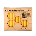 Produktbild: Christbaumkerzen Bienenwachs, 20 Stück