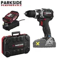 Produktbild: PARKSIDE PERFORMANCE Akku-Bohrschrauber PABSP 20 Li C4, Mit 2Ah Akku & Ladegerät