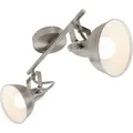 Produktbild: Briloner - Deckenlampe Spots 2xe14 Dreh-&schwenkbar 40w Metall Satin-weiß