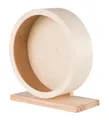 Produktbild: TRIXIE Laufrad für Hamster mit Kugellager – geschlossene Korklauffläche – leise & gleichmäßig – unbehandeltes Holz – ø 28 cm – tiergerecht geprüft