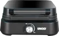 Produktbild: Unold Doppel-Waffeleisen 48275 Brüssel | Belgisches Waffeleisen | 2 Waffeln | 1500W | Temperaturregler | Antihaft