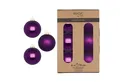 Produktbild: MAGIC by Inge Weihnachtsbaumkugel, Weihnachtskugeln Glas 10cm 6 Stück - Purple Symphony