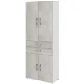 Produktbild: Röhr Aktenschrank, Grau, Holzwerkstoff, Rechteckig, 80x212.5x34.4 cm, Arbeitszimmer, Aktenschränke