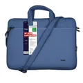 Produktbild: Trust Laptoptasche Bologna Slim Kunstfaser blau 24448 bis 40,6 cm (16 Zoll)
