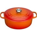 Produktbild: Le Creuset Bräter oval Signature 35 cm Ofenrot