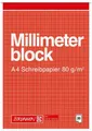 Produktbild: Brunnen 104747001 Millimeterblock Millimeterpapier (A4, 80g/m², 20 Blatt),