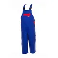 Produktbild: Planam 0164098 Kinderlatzhose, Kornblau/Rot, Größe 98/104