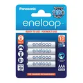 Produktbild: Panasonic eneloop, Ready-to-Use Ni-MH Akku, AAA Micro, 4er Pack, min. 750 mAh, 2100 Ladezyklen, geringe Selbstentladung