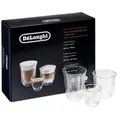 Produktbild: DELONGHI Gläser-Set Doppelwandig 60ml-220ml 6tlg. Set