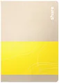 Produktbild: Share 4-0015005 Notizbuch liniert Gelb Anzahl der Blätter: 40 DIN A6