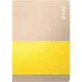 Produktbild: share Notizheft DIN A6, 40 Blatt, 100 % recyceltem Papier, liniert, gelb
