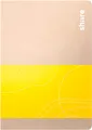 Produktbild: share Notizheft A6 liniert gelb, 40 Blatt, ideal für Schule, Büro, Tagebuch
