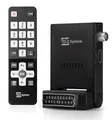 Produktbild: Tele System Mini Stealth digitaler terrestrischer Decoder mit Autoscan- und LCN-Funktion, integriertem USB-Mediaplayer-Fernbedienung inklusive-Plug & Play-Installation über SCART oder HDMI