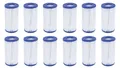 Produktbild: Bestway Pool-Filterkartusche Bestway Filterkartusche 12er Set