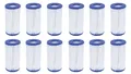 Produktbild: 12er Set Bestway Filterkartusche Gr. III Pumpenfilter Poolfilter Filterpatrone