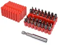 Produktbild: BITSATZ 33-tlg Spezialbits Set Triwing Torx Sechskant Bit Bits Satz 1/4 Zoll