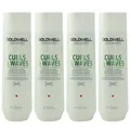 Produktbild: Goldwell Dualsenses Curls & Waves Hydrating 4 x 250 ml Shampoo für lockiges Haar