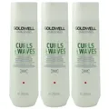 Produktbild: Goldwell Dualsenses Curls & Waves Hydrating 3 x 250 ml Shampoo für lockiges Haar