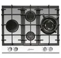 Produktbild: Kaiser Küchengeräte Gas-Kochfeld 60 cm 4 Brenner inkl. WOK-Brenner 3,8kW KCG 6394 W Turbo Romb