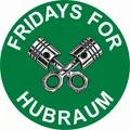 Produktbild: ORIGINAL Fridays For Hubraum Außenklebend Grün Matt Aufkleber Diesel CO2 R070