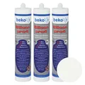 Produktbild: Silikon pro4 Premium 3x 310ml transparent-trüb