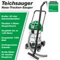 Produktbild: Schlammsauger Teich Wagner GREEN Teichsauger 35 Liter VA Nass Trockensauger