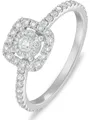 Produktbild: CHRIST Diamantring CHRIST Damen-Damenring 585er Weißgold 1 Diamant, mit Brillanten