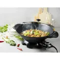 Produktbild: DOMO DO8708W Elektrischer Wok - Mit Glasdeckel - 5 Liter - Schwarz