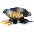 Produktbild: WOK mit Glasdeckel Ø35,5 cm Asia Wokpfanne Tischgerät 5 Liter Inhalt 2200 W NEU