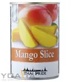 Produktbild: Thai Pride Mango Früchte in Scheiben, leicht gezuckert 425g / 230g ATG