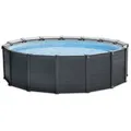 Produktbild: Intex Frame Pool Set - Graphit Gray Panel 478x124cm inkl. Pumpe, Leiter und Planen