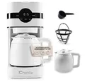 Produktbild: Barista Filterkaffeemaschine mit Thermokanne LED-Display 900W Edelstahl, 24h Timer & Permanentfilter, Für 8 Tassen Kaffee