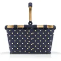Produktbild: reisenthel Einkaufskorb carrybag Korb Tasche metallic dots blue BK4118 - Blau