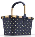 Produktbild: reisenthel Einkaufskorb carrybag Korb Tasche metallic dots blue BK4118