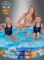 Produktbild: Großes Planschbecken Paw Patrol 150 cm Kinderpool Gartenpool coole Hundestaffel