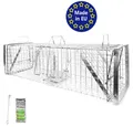 Produktbild: Petigi Lebendfalle Tierfalle Lebendfalle Marderfalle Fuchsfalle 120 x 34 x 34 cm Heavy