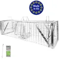 Produktbild: Tierfalle Lebendfalle Marderfalle Fuchsfalle 120 x 34 x 34 Heavy Petigi